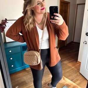 Time and Tru Women's Brown Cardigan